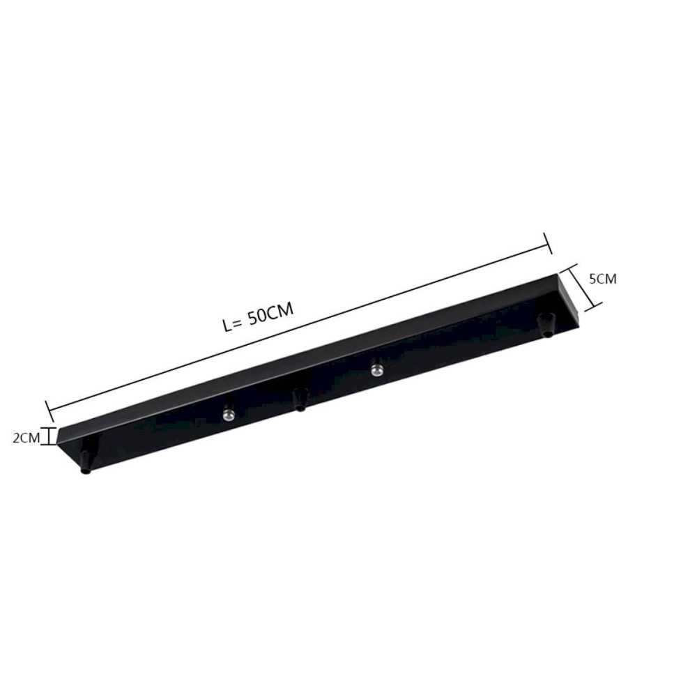 https://design-led.fr/pt/ Placa de teto com 3 orifícios, preta 50 cm 22,80 € 15,96 € -30% C1146
