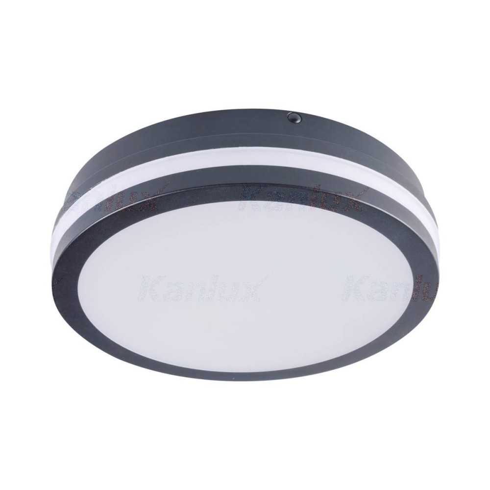 https://design-led.fr/nl/ Plafondlamp BENO LED Ø220 18w 4000k IP54 grafiet 35,00 € 29,75 € 33348