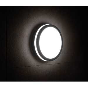 https://design-led.fr/nl/ Plafondlamp BENO LED Ø220 18w 4000k IP54 grafiet 35,00 € 29,75 € 33348