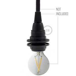 https://design-led.fr/de/ Lampenfassung E14 schwarz aus Thermoplast mit Mutter 1,70 € 1,45 € PL14PNTF