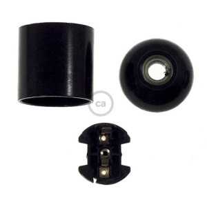 https://design-led.fr/it/ Portalampada E27 in bachelite nera 2,40 € 2,04 € PL27BNLI