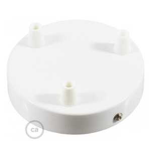 https://design-led.fr/de/ Set zylindrische Metallrosette mit 3 Löchern Ø 120 weiß glänzend 7,20 € 6,12 € KRM573FVB