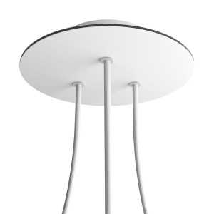 https://design-led.fr/pt/ Kit Rose-One para rosas redondas, 200 mm de diâmetro, com 3 orifícios e 4 orifícios laterais, bran...