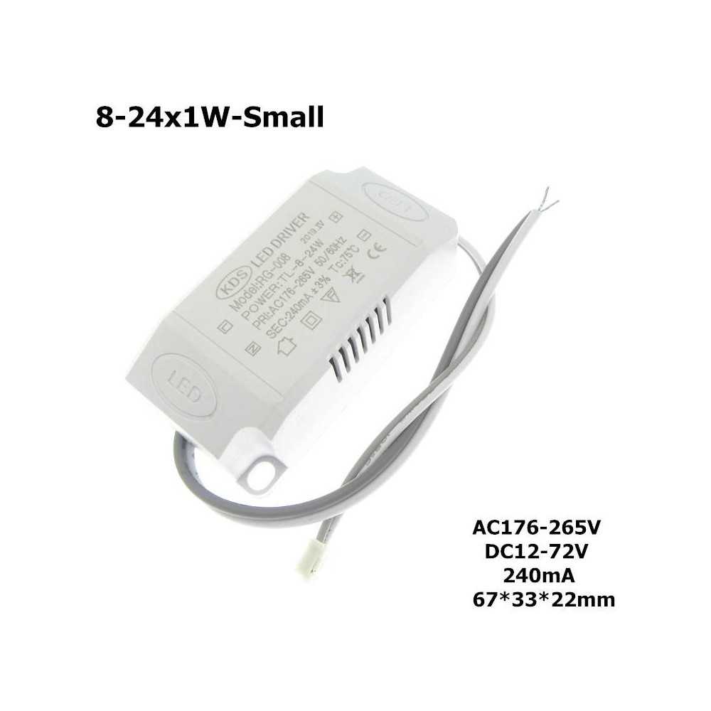 https://discount-led.fr/nl/ LED-stuurprogramma 8-24W * 1 - 240 mA / 12-72 VDC  5,70 €  4,56 €    A2524