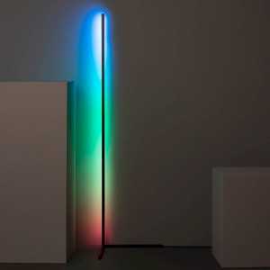 https://design-led.fr/de/ LED-Stehleuchte RGB 20W 140cm schwarz, dimmbar mit Fernbedienung. 82,40 € 70,04 € 0193