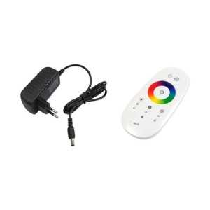 https://discount-led.fr/gb/ RGB 20W 140cm black LED floor lamp, dimmable by remote control.  82,40 €  65,92 €    0193