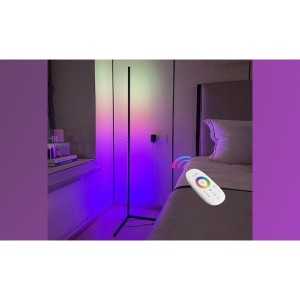 https://discount-led.fr/fr/ Lampadaire LED RGB 20W 140cm noir dimmable par télécommande.  82,40 €  65,92 €    0193