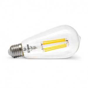 https://design-led.fr/pt/ Lâmpada LED E27 ST64 Filamento 8W 2700K Regulável 6,30 € 5,36 € 71590