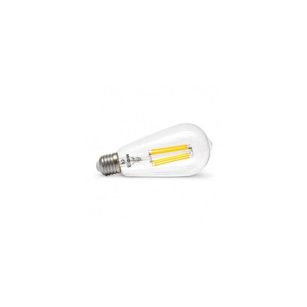 https://design-led.fr/pt/ Lâmpada LED E27 ST64 Filamento 8W 2700K Regulável 6,30 € 5,36 € 71590