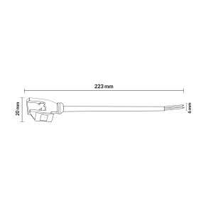 https://design-led.fr/nl/ Adapterkabel voor 220Vac Led-lint Ruzok en Brescia 2,70 € 2,30 € LM2038