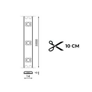 https://design-led.fr/it/ Nastro led 220V Ac Smd2835 Como 12W/m Ip65 6000K- venduto a ml 7,20 € 6,12 € LM2351-1ML