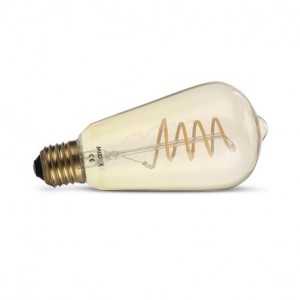 https://design-led.fr/fr/ Ampoule E27 ST64 led filament spirale 4w 2700k 715921 9,00 € 7,65 €