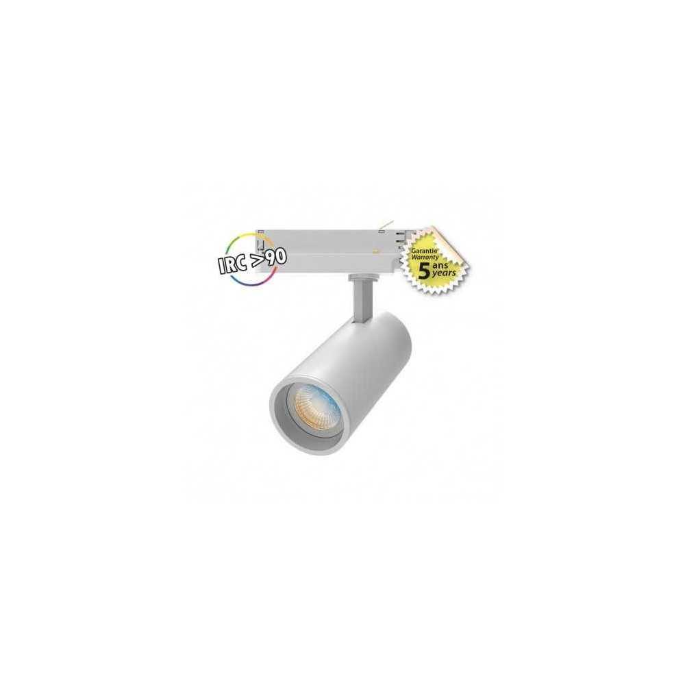 https://design-led.fr/nl/ Witte LED Rail Spot 35W FOCUS CCT IRC90 5 JAAR GARANTIE 143,70 € 122,15 € 100205