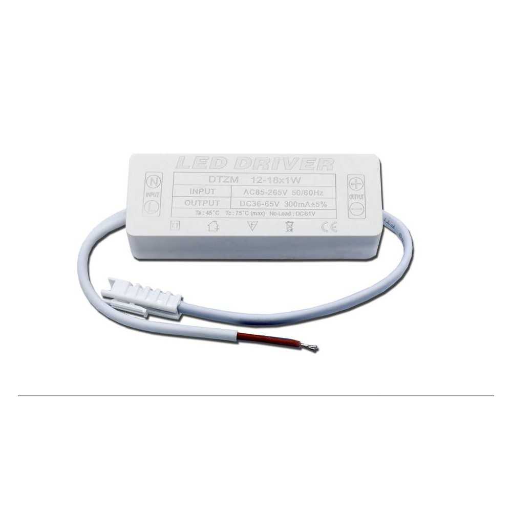 https://design-led.fr/pt/ Controlador LED 12-18W 300mA 36-63V DC 6,30 € 5,36 € A2540