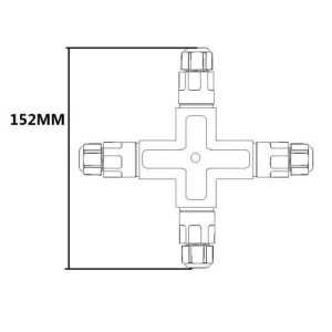https://discount-led.fr/de/ Wasserdichter 3-Kontakt-Stecker X-Typ Schnell IP68  14,50 €  11,60 €    C192176
