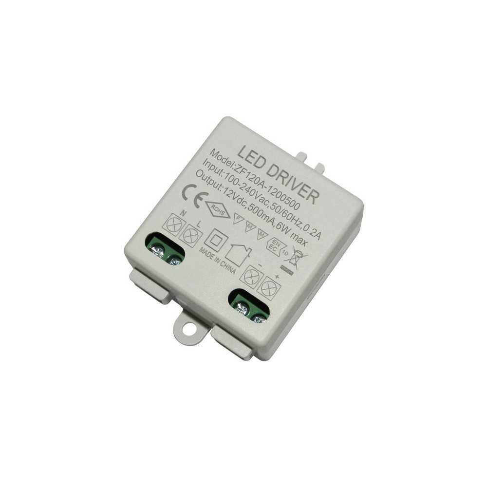 https://discount-led.fr/es/ Fuente de alimentación LED 6W 12VDC 500mA 9,80 € 7,64 € A2546