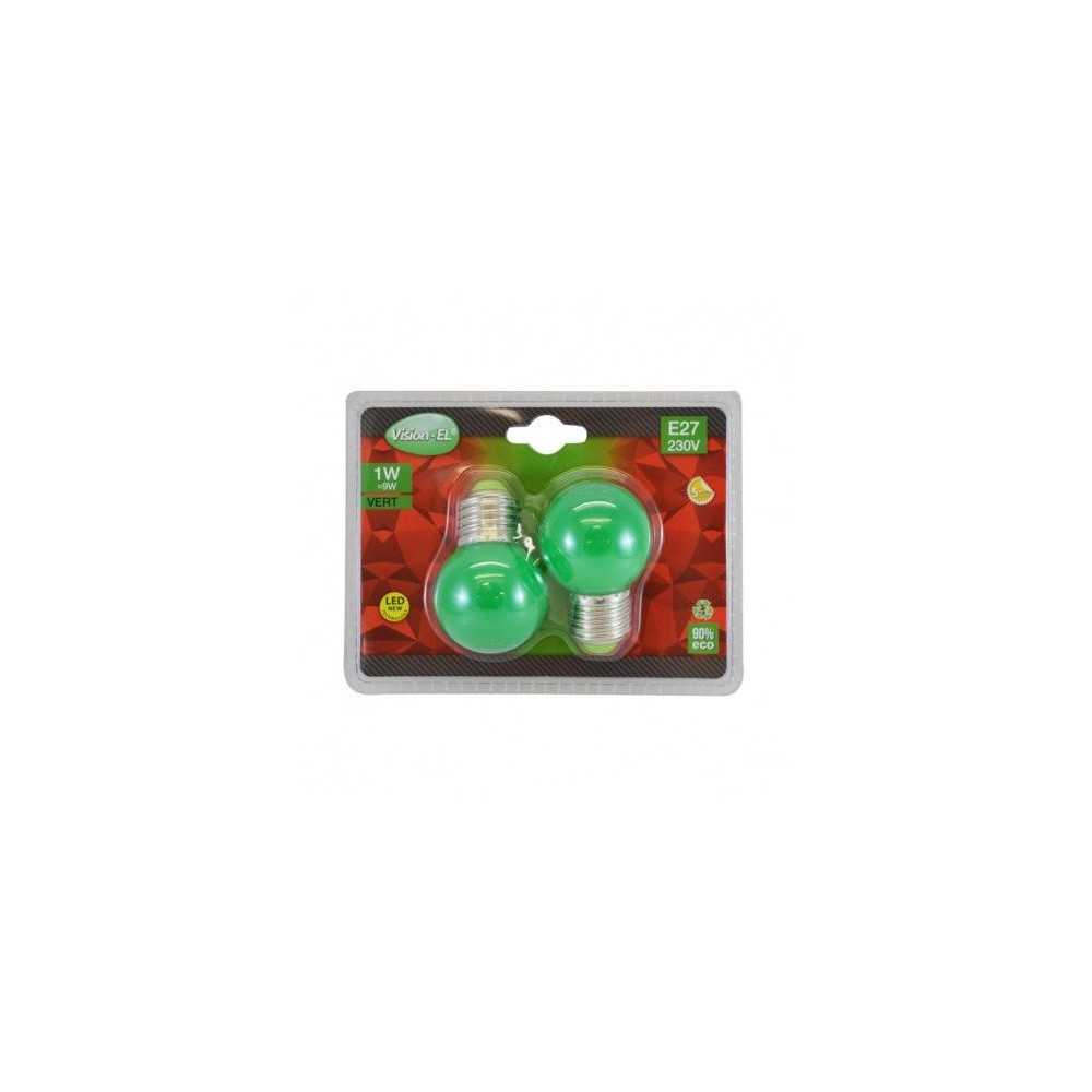 https://design-led.fr/gb/ Bulb E27 led G45 1w green pack x2 76201 4,70 € 3,29 € -30%