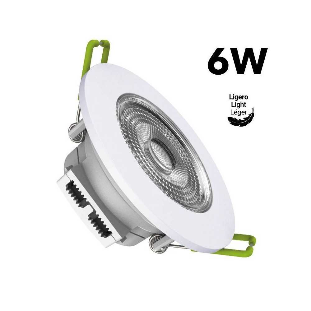 https://design-led.fr/de/ Runder schwenkbarer LED-Einbaustrahler 6w 2700k IP20 B1207BC 7,40 € 5,18 € -30%
