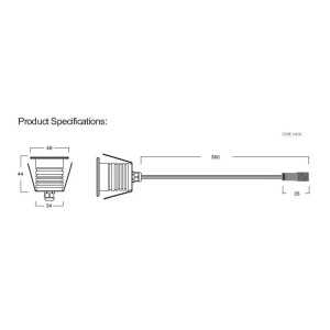 https://design-led.fr/nl/ Roestvrij staal Led inbouwspot 3W 24V 6000K 36,00 € 30,60 € A2561