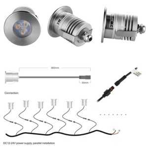 https://design-led.fr/nl/ Roestvrij staal Led inbouwspot 3W 24V 6000K 36,00 € 30,60 € A2561