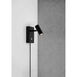 https://design-led.fr/es/ Aplique de pared OMARI Negro 3,2W 2700K Ø 3cm 2112231003 59,70 € 50,75 €