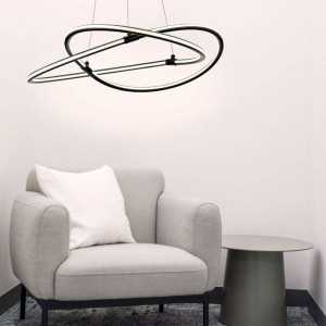 https://design-led.fr/de/ LED-Pendelleuchte SOLMU schwarz 50W 3000K Ø60 cm 235,20 € 199,92 € LN1610-N-BC