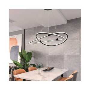 https://design-led.fr/de/ LED-Pendelleuchte SOLMU schwarz 50W 3000K Ø60 cm 235,20 € 199,92 € LN1610-N-BC