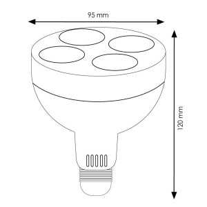 https://design-led.fr/it/ Lampadina E27 led PAR30 25w 3000k LM7153 41,00 € 34,85 €