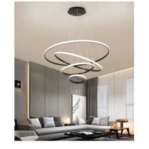 https://design-led.fr/nl/ Tringhs zwart 4 ronde 55w CTT hanglamp dimbaar met afstandsbediening 345,60 € 293,76 € A2587