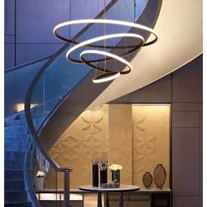 https://design-led.fr/fr/ Lampe Suspendue Tringhs noir 4 rond 55w CTT dimmable par télécommande A2587 345,60 € 293,76 €