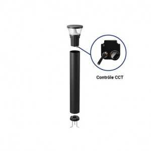 https://discount-led.fr/nl/ LED paal FUSAIN 25W CCT Zwart 975mm 5 JAAR GARANTIE IP66  431,30 €  345,04 €    100343