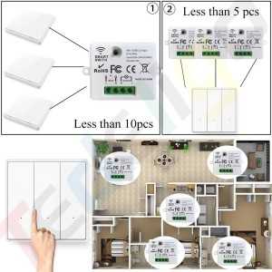 https://design-led.fr/gb/ Smart switch wireless, wi-fi, RF for remote control and application Tuya 16,00 € 13,60 € A2592