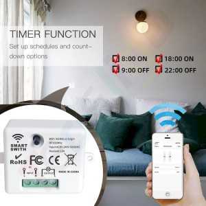 https://design-led.fr/pt/ Interruptor inteligente sem fios, wi-fi, RF para controlo remoto e aplicação Tuya 16,00 € 13,60 € ...