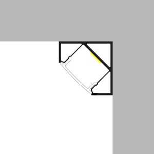 https://design-led.fr/de/ Aluminiumprofil Kopep Ecke Diffusor weiß- 2 Meter 10,80 € 9,18 € LM3717