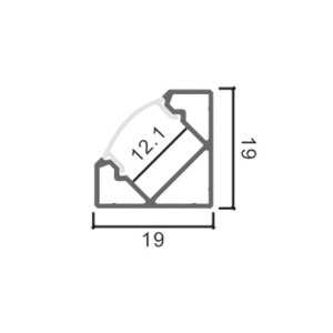 https://design-led.fr/es/ Kopep Perfil esquinero de aluminio negro con difusor - 2 Metros 12,90 € 10,97 € LM3726