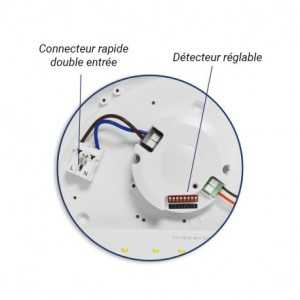 https://design-led.fr/gb/ Ceiling light CASA ASYM LED Ø300 mm 18w 4000k RF sensor with early warning of extinction 81,30 € 69...