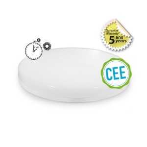 https://discount-led.fr/fr/ Plafonnier LED Rond Ø280 18W 4000K & Détecteur avec préavis d'extinction - GARANTIE 5 ANS IP54  9...