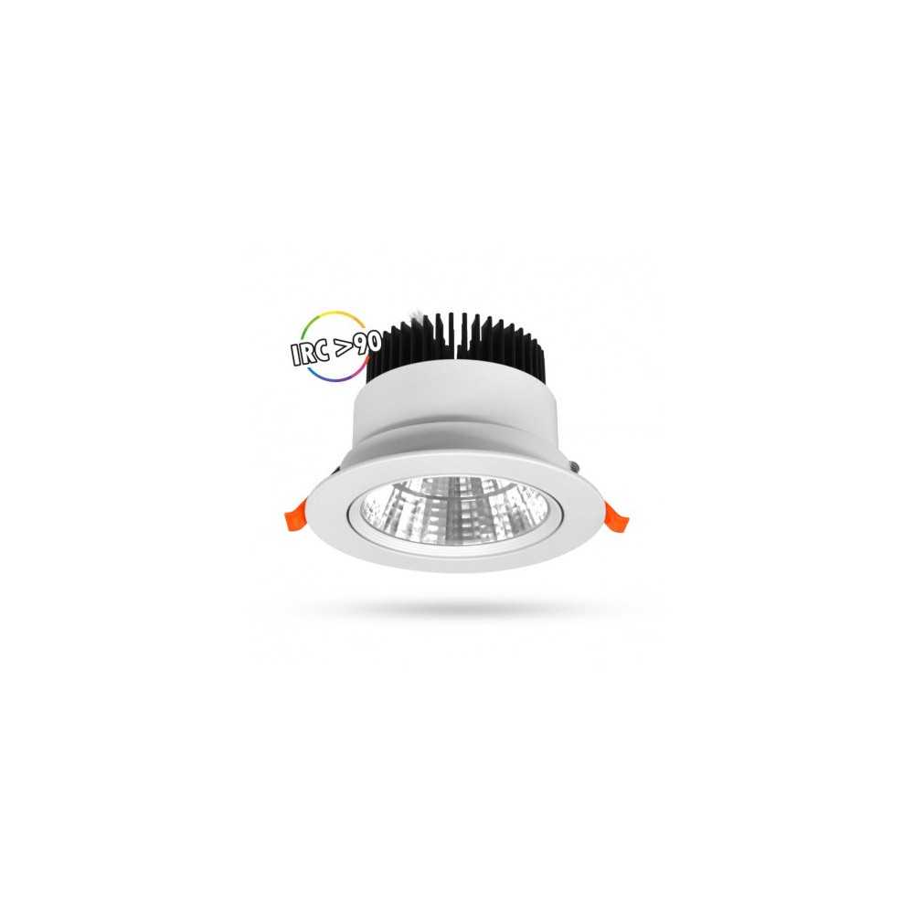 https://design-led.fr/fr/ Spot LED SPARK II Orientable 12W 3000K IRC90 IP 40/20 100401 31,20 € 26,52 €