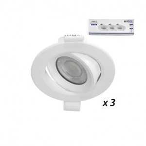 https://design-led.fr/fr/ Spot LED CARAT II SMD Orientable dimmable 5W 3000K pack de 3 100352 24,20 € 20,57 €