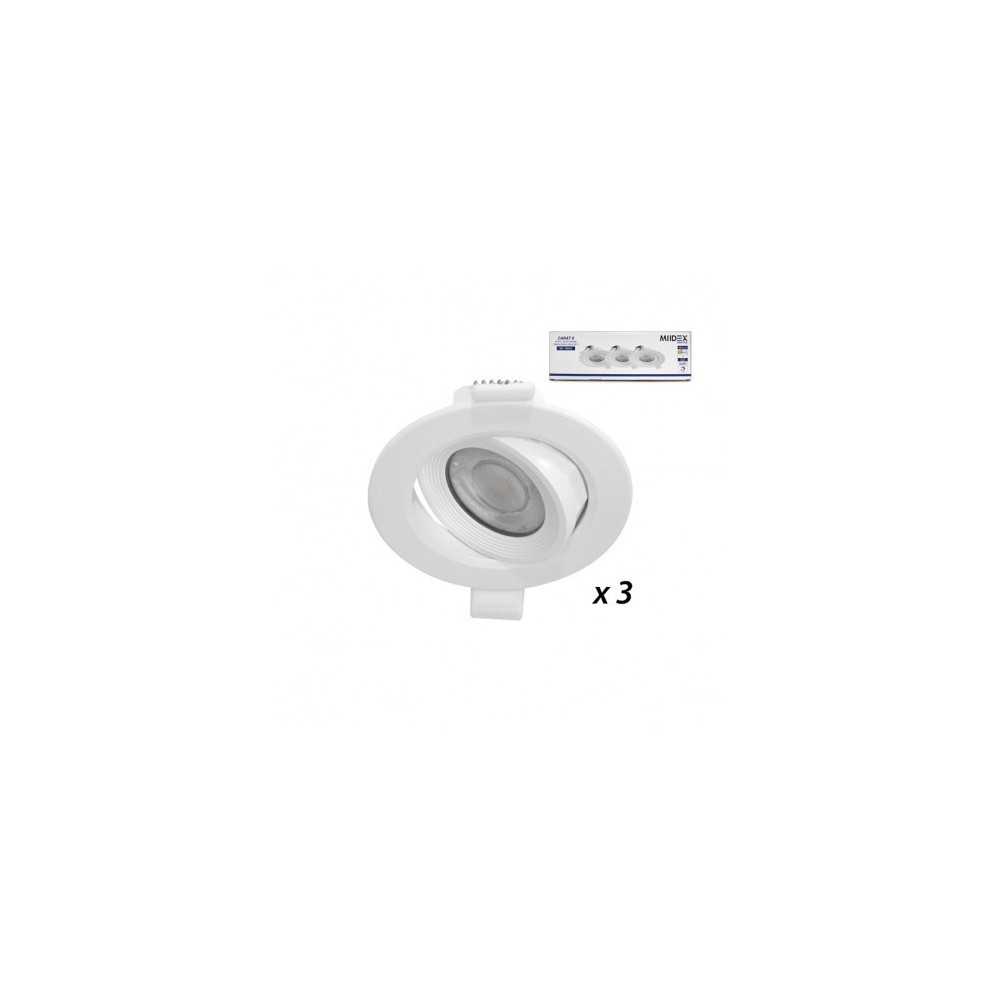 https://design-led.fr/nl/ LED-spot CARAT II SMD Dimbaar 5W 3000K pak van 3 100352 24,20 € 20,57 €