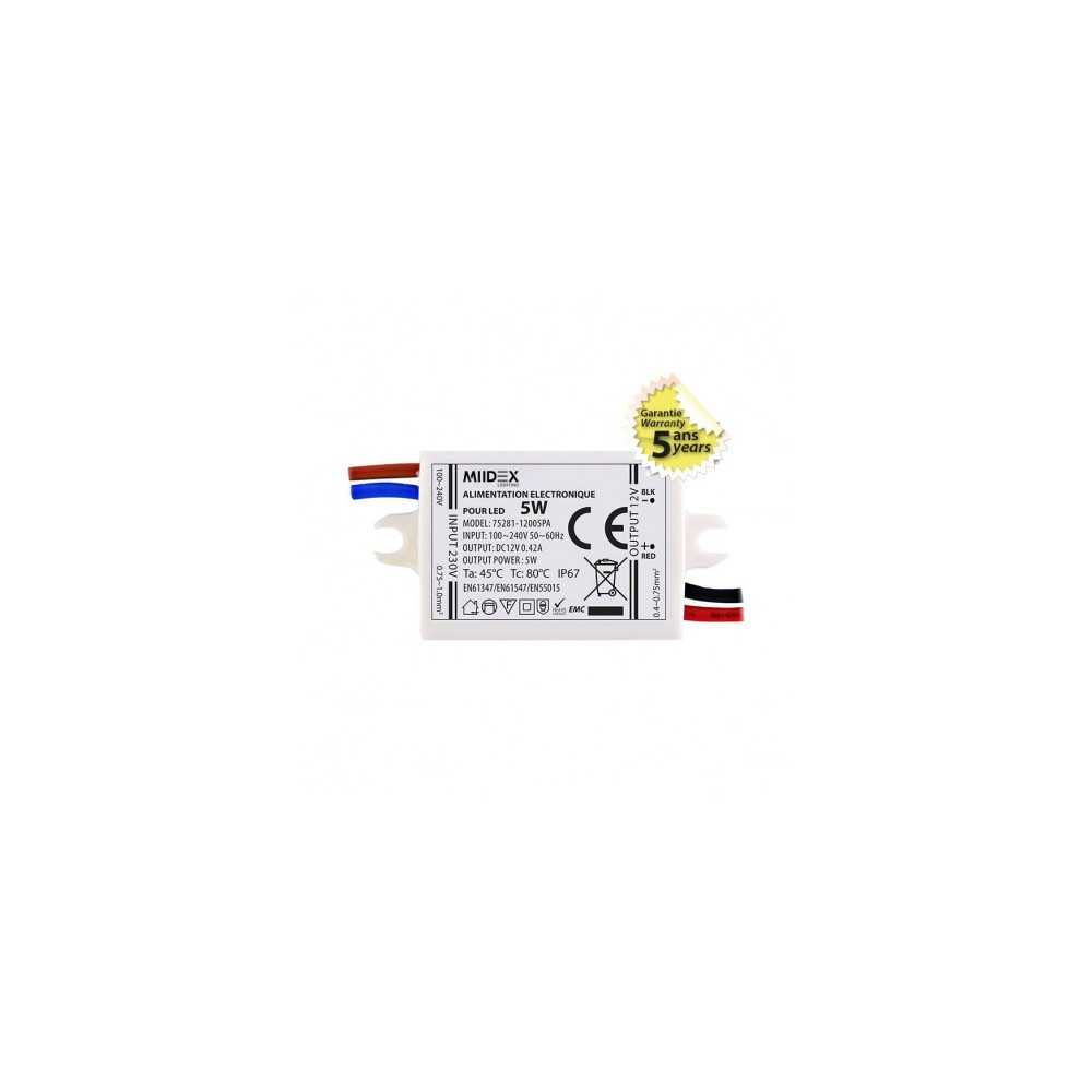 https://discount-led.fr/nl/ Voeding voor LED 5W 12V DC  13,00 €  10,40 €    75281