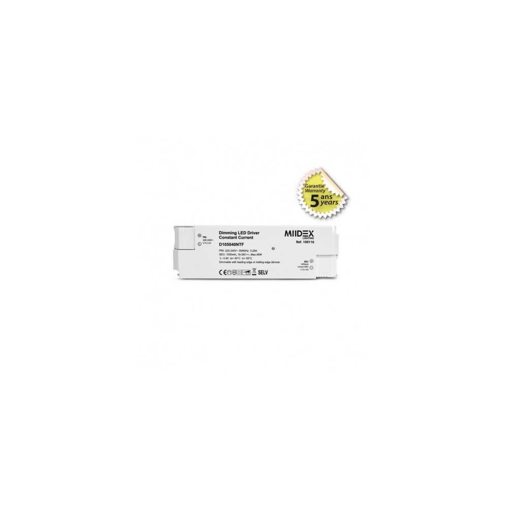 https://design-led.fr/it/ Driver LED 19-38 VDC / 1050 mA 40W Dimmerabile Interruzione di fase 44,80 € 38,08 € 100116