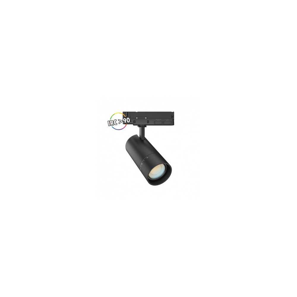 https://design-led.fr/pt/ Projetor LED em calha com adaptador 3 ignições Preto 25/30/35W FOCUS SLIM CCT Angle ajustável 137,...
