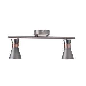 https://design-led.fr/pt/ Luminária de parede e de teto MILENO silver / copper 2xGU10 29115 35,60 € 30,26 €