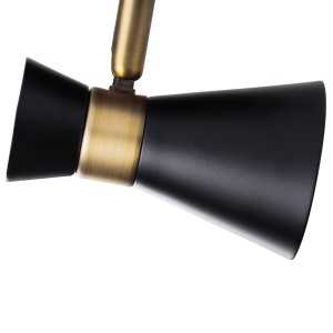 https://design-led.fr/fr/ Luminaire mural et plafonnier MILENO noir / or 3xGU10 29112 47,30 € 40,21 €