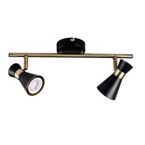 https://design-led.fr/de/ Luminaire mural et plafonnier MILENO noir / or 2xGU10 29114 35,60 € 30,26 €