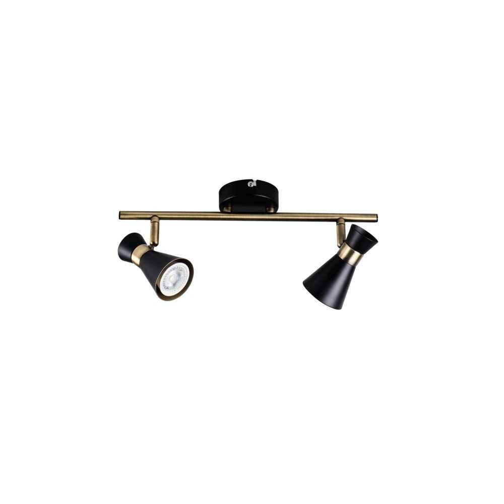 https://design-led.fr/pt/ Luminaire mural et plafonnier MILENO noir / or 2xGU10 29114 35,60 € 30,26 €