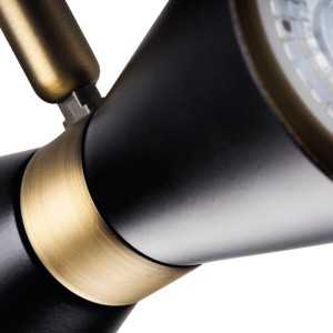 https://design-led.fr/pt/ Luminária de parede e de teto MILENO preto / dourado 3xGU10 45,40 € 38,59 € 29116
