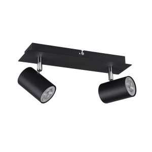 https://design-led.fr/fr/ Luminaire mural ou plafonnier EVALO 2xGU10 Noir 35693 22,40 € 19,04 €