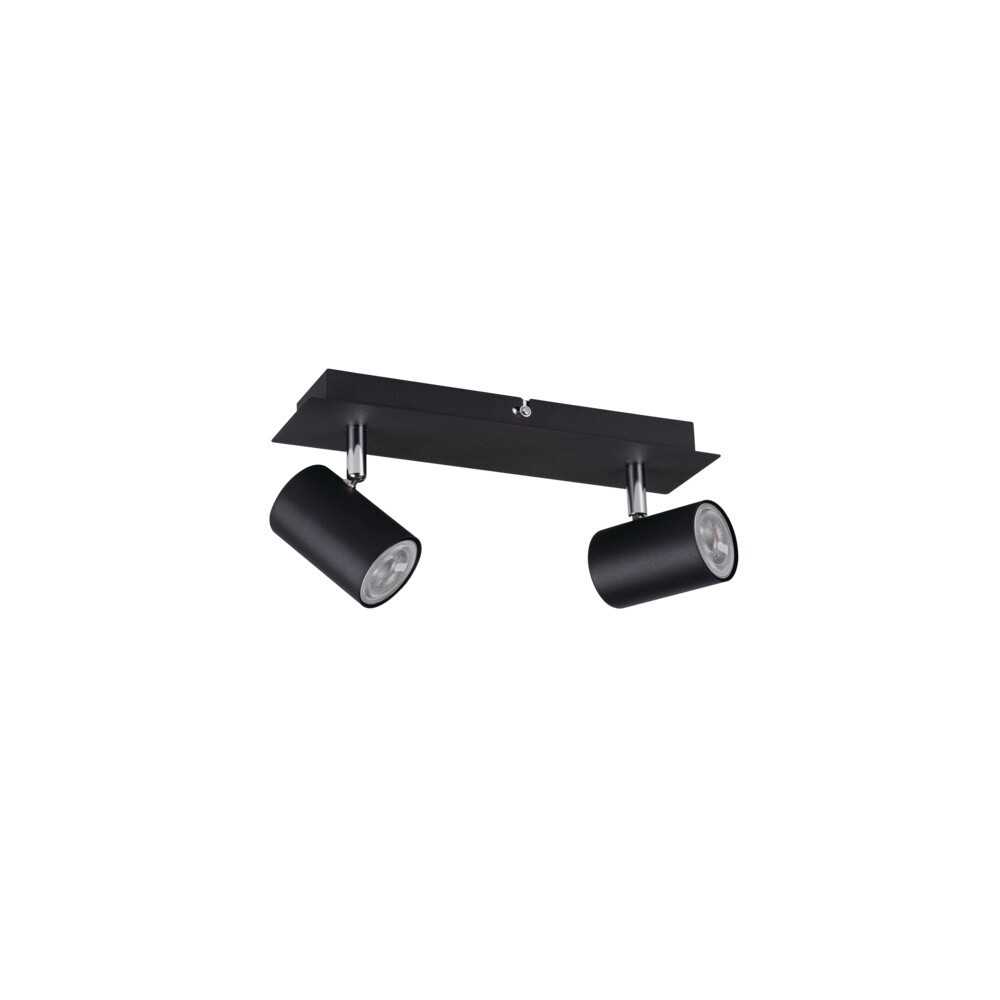 https://discount-led.fr/es/ Aplique de pared o techo EVALO 2xGU10 Negro  20,30 €  16,24 €    35693